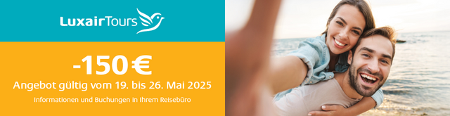 LuxairTours -150€