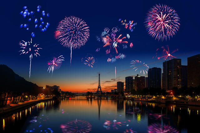 Silvesterzauber auf der Seine