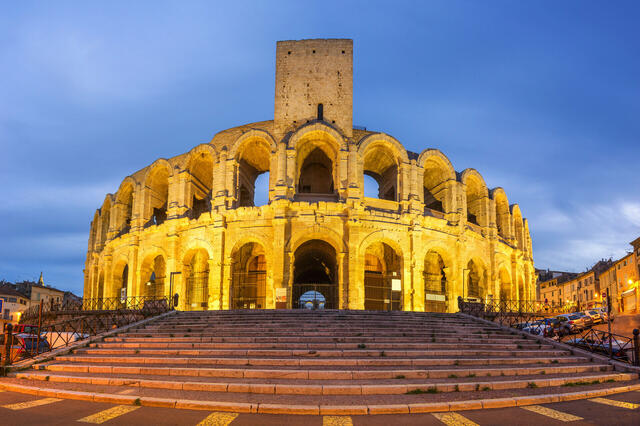 Südfrankreich entlang der Rhône