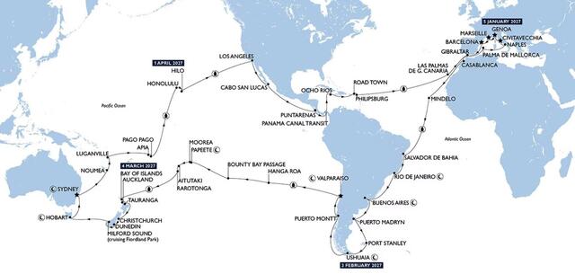 MSC Magnifica : World Cruise