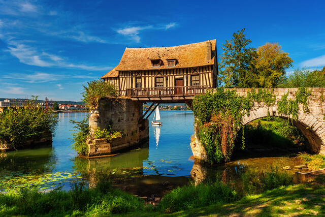 Herbstliche Seine Landschaften
