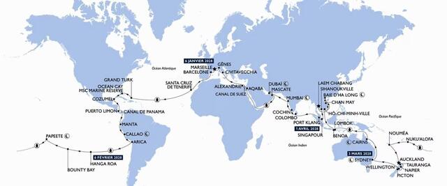 MSC Magnifica : World Cruise