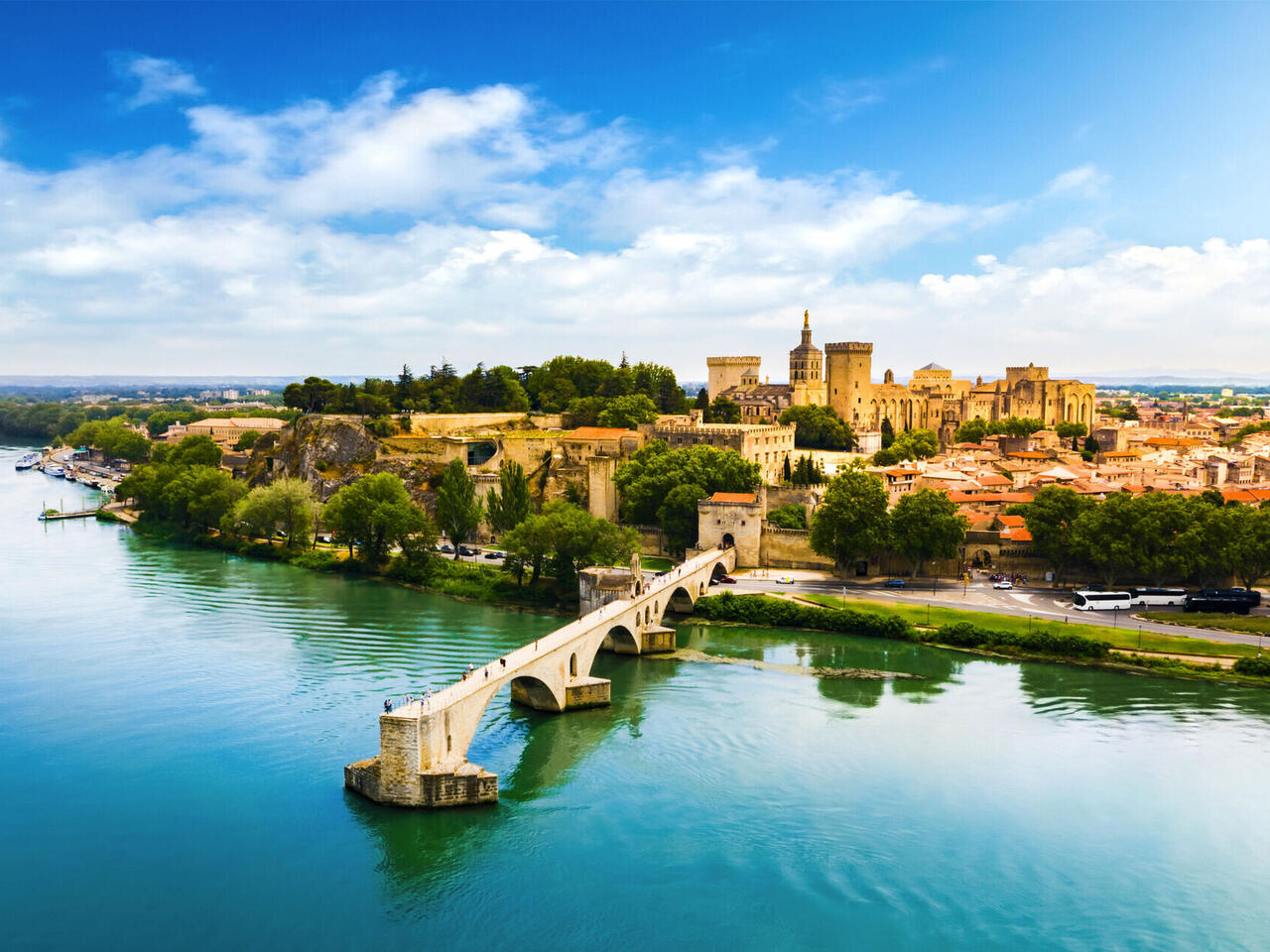 Südfrankreich entlang der Rhône