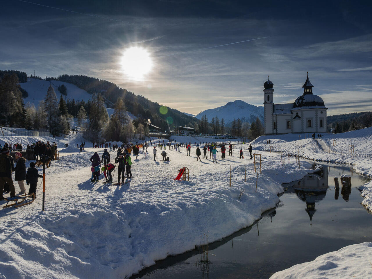Winterpendel Seefeld mit Tannheim