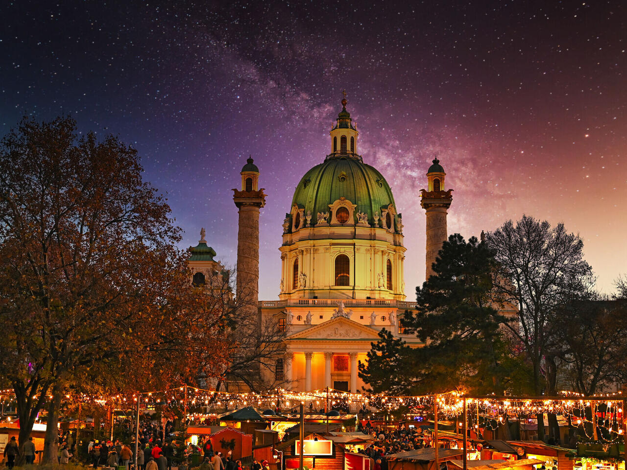 Weihnachten auf der Donau