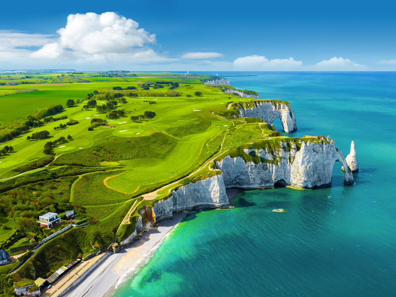 Herbstliche Seine Landschaften