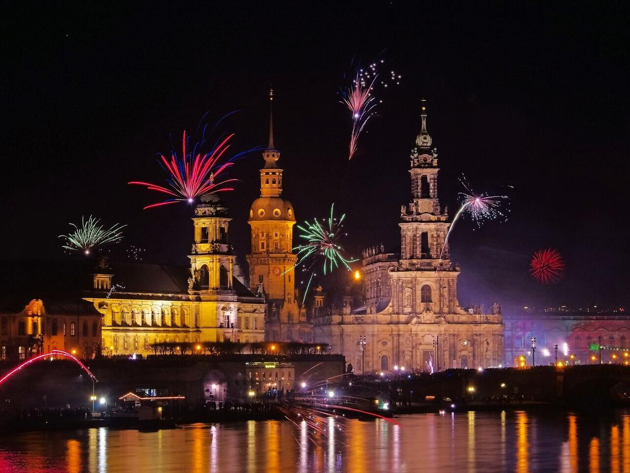 Glanzvolles Silvester in Dresden